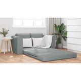 Canapé-Lit Gris clair 148 x 71 x 83 cm tissu