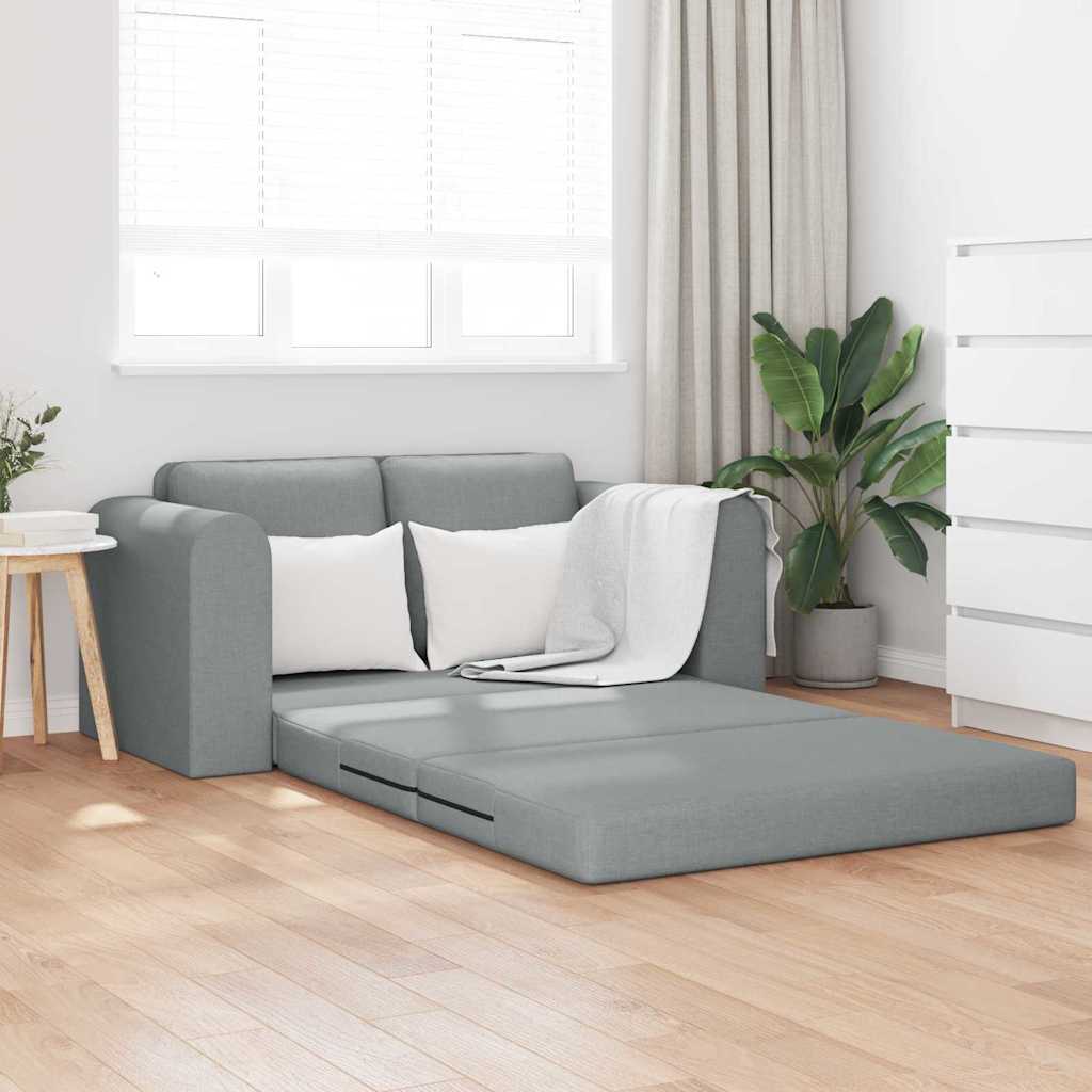 Canapé-Lit Gris clair 148 x 71 x 83 cm tissu