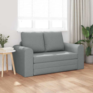 Canapé-Lit Gris clair 148 x 71 x 83 cm tissu
