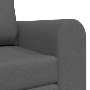 Canapé-Lit Gris foncé 148 x 71 x 83 cm tissu