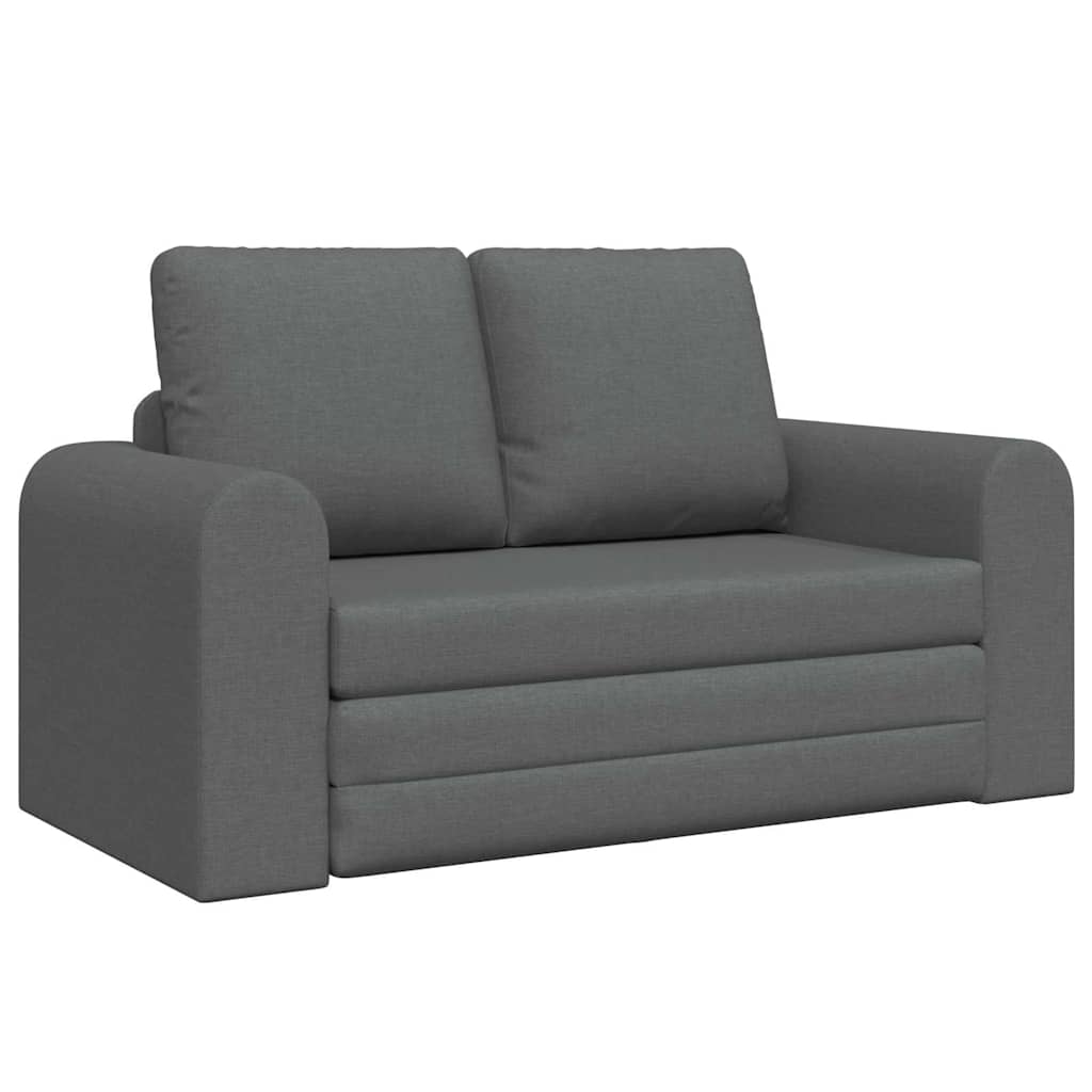 Canapé-Lit Gris foncé 148 x 71 x 83 cm tissu