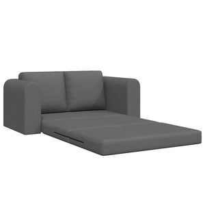 Canapé-Lit Gris foncé 148 x 71 x 83 cm tissu