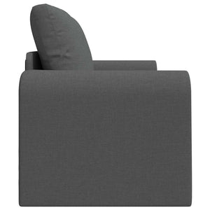 Canapé-Lit Gris foncé 148 x 71 x 83 cm tissu