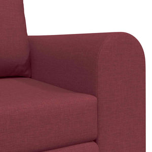 Canapé-Lit Rouge bordeaux 148 x 71 x 83 cm tissu