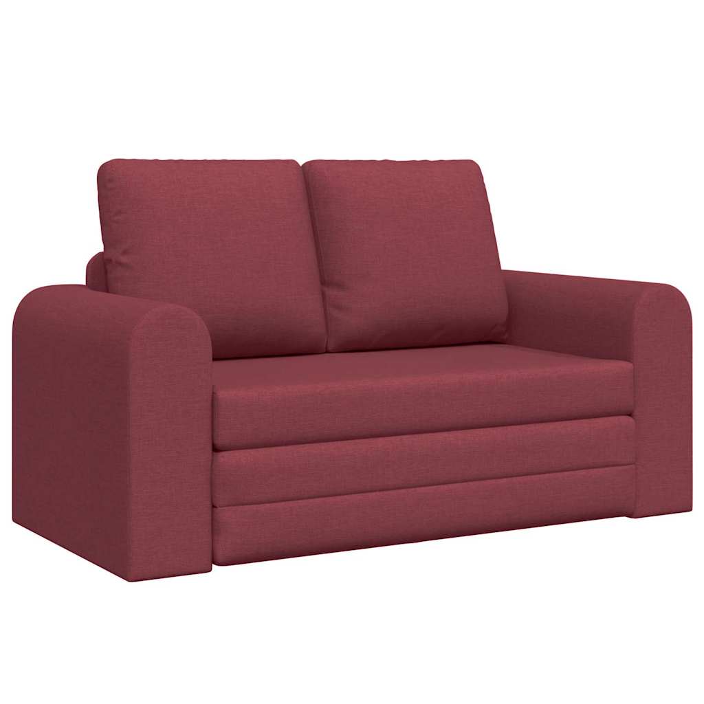 Canapé-Lit Rouge bordeaux 148 x 71 x 83 cm tissu