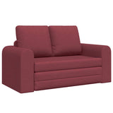 Canapé-Lit Rouge bordeaux 148 x 71 x 83 cm tissu