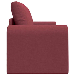 Canapé-Lit Rouge bordeaux 148 x 71 x 83 cm tissu