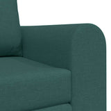 Canapé-Lit Vert foncé 148 x 71 x 83 cm tissu