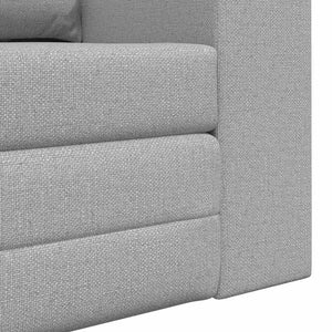 Canapé-Lit Gris nuage 148 x 71 x 83 cm tissu