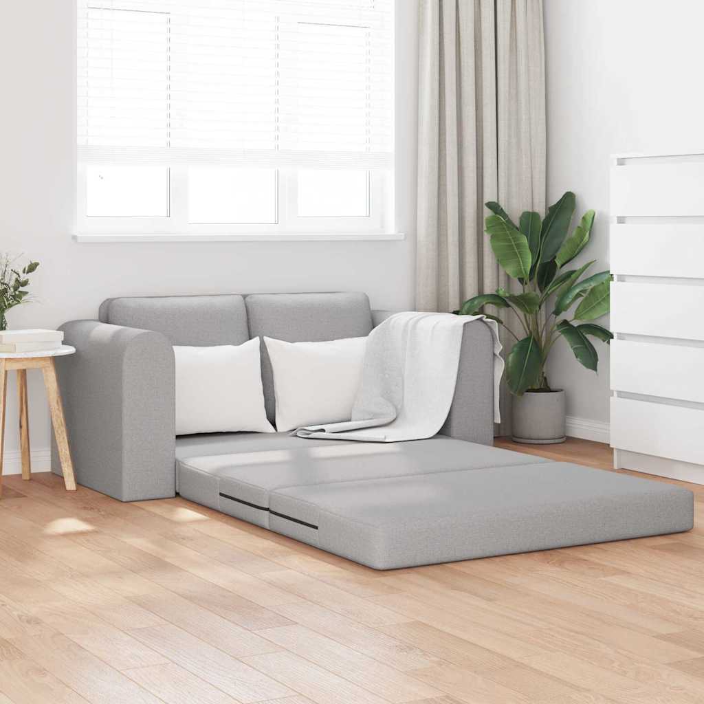 Canapé-Lit Gris nuage 148 x 71 x 83 cm tissu
