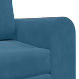 Canapé-Lit Bleu 148 x 71 x 83 cm Velours