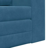 Canapé-Lit Bleu 148 x 71 x 83 cm Velours
