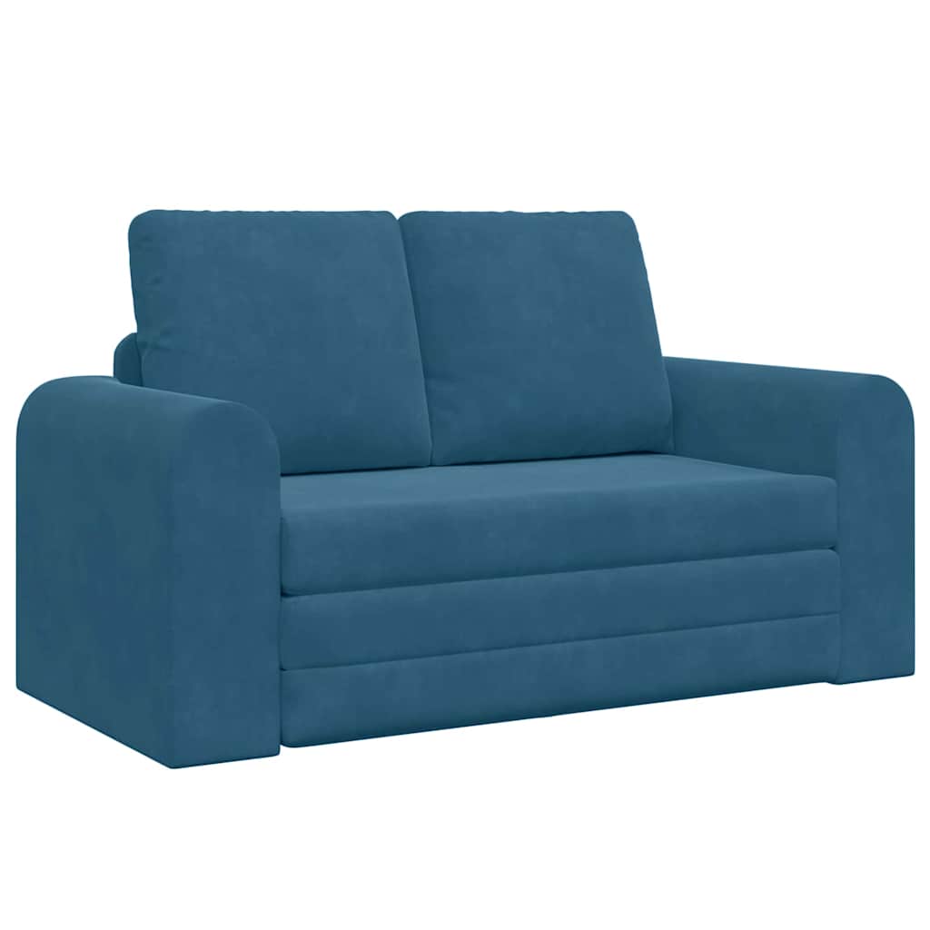 Canapé-Lit Bleu 148 x 71 x 83 cm Velours