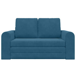 Canapé-Lit Bleu 148 x 71 x 83 cm Velours