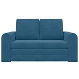 Canapé-Lit Bleu 148 x 71 x 83 cm Velours