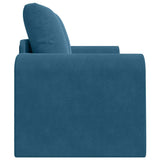 Canapé-Lit Bleu 148 x 71 x 83 cm Velours