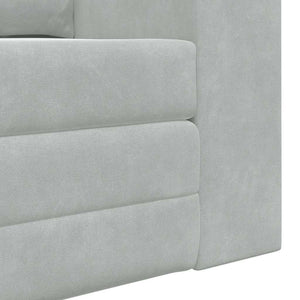 Canapé-Lit Gris clair 148 x 71 x 83 cm Velours