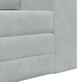 Canapé-Lit Gris clair 148 x 71 x 83 cm Velours