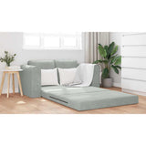 Canapé-Lit Gris clair 148 x 71 x 83 cm Velours