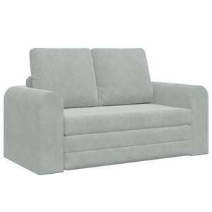 Canapé-Lit Gris clair 148 x 71 x 83 cm Velours