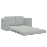 Canapé-Lit Gris clair 148 x 71 x 83 cm Velours