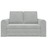 Canapé-Lit Gris clair 148 x 71 x 83 cm Velours