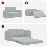Canapé-Lit Gris clair 148 x 71 x 83 cm Velours