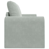 Canapé-Lit Gris clair 148 x 71 x 83 cm Velours