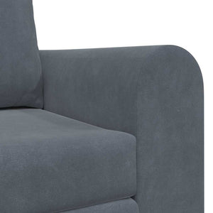 Canapé-Lit Gris foncé 148 x 71 x 83 cm Velours
