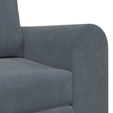 Canapé-Lit Gris foncé 148 x 71 x 83 cm Velours