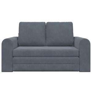 Canapé-Lit Gris foncé 148 x 71 x 83 cm Velours