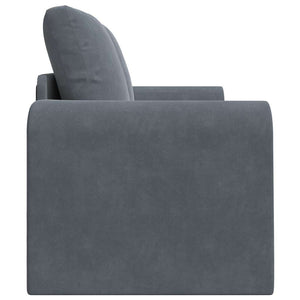 Canapé-Lit Gris foncé 148 x 71 x 83 cm Velours