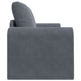 Canapé-Lit Gris foncé 148 x 71 x 83 cm Velours