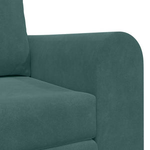 Canapé-Lit Vert foncé 148 x 71 x 83 cm Velours