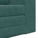 Canapé-Lit Vert foncé 148 x 71 x 83 cm Velours