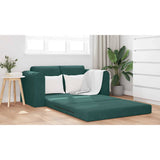 Canapé-Lit Vert foncé 148 x 71 x 83 cm Velours