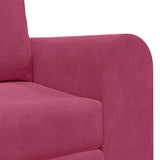 Canapé-Lit Bordeaux 148 x 71 x 83 cm Velours