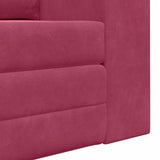 Canapé-Lit Bordeaux 148 x 71 x 83 cm Velours