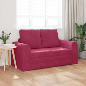 Canapé-Lit Bordeaux 148 x 71 x 83 cm Velours