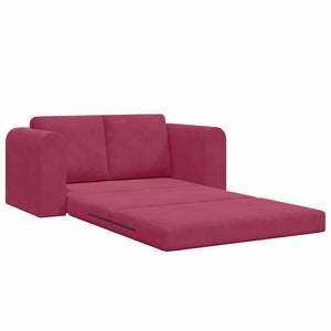 Canapé-Lit Bordeaux 148 x 71 x 83 cm Velours