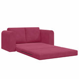 Canapé-Lit Bordeaux 148 x 71 x 83 cm Velours