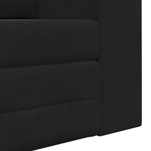 Canapé-Lit Noir 148 x 71 x 83 cm Velours