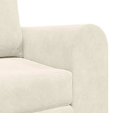 Canapé-Lit Crème 148 x 71 x 83 cm Velours