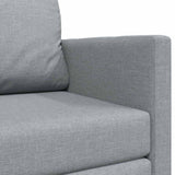 Canapé-Lit Gris clair 124 x 71 x 78 cm tissu