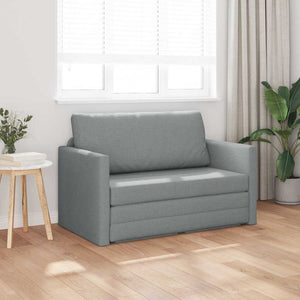 Canapé-Lit Gris clair 124 x 71 x 78 cm tissu