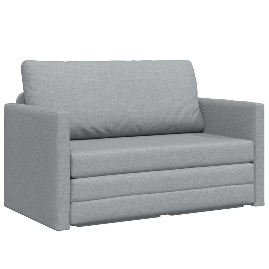 Canapé-Lit Gris clair 124 x 71 x 78 cm tissu