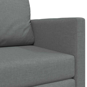 Canapé-Lit Gris foncé 124 x 71 x 78 cm tissu