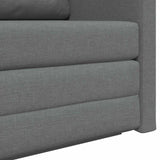 Canapé-Lit Gris foncé 124 x 71 x 78 cm tissu