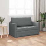Canapé-Lit Gris foncé 124 x 71 x 78 cm tissu