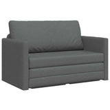 Canapé-Lit Gris foncé 124 x 71 x 78 cm tissu